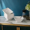 MALACASA, Serie Blance, 18 teillig Set Cremeweiß Porzellan Produktbild-Vorschau 6