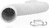 150 mm flexibler Aluminium-PVC-Abluftschlauch, 6 m lang - Produktbild-Vorschau 1