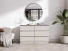 Commode, 6 tiroirs, cachemire, 120 x 78 x 39 cm Voir les images du produit 3