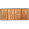 vidaXL Gartentisch mit Holzplatte Schwarz 190x80x75 cm Poly Produktbild-Vorschau 6
