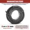 Ø 16 mm + 8 m sprężynowej spirali do czyszczenia rur Podgląd zdjęcia produktu 2