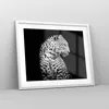 Gerahmtes Poster - Weißer Rahmen - Leopard Panther Katze - Produktbild-Vorschau 8