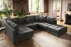 riess-ambiente Moderne XXL Wohnlandschaft KENT 305cm Produktbild-Vorschau 14