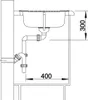 BLANCO TIPO 45 S Mini, Aufsatzwanne, Rechteckig, Edelstahl, Produktbild-Vorschau 8