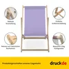 Chaise longue - unicolore - lilas - pliable - en bois de Voir les images du produit 2