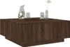 vidaXL Couchtisch Braun Eichen-Optik 100x100x40 cm Produktbild-Vorschau 2