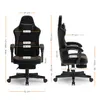 SENSE7 Devon Gaming Stuhl Stoff Schwarz - Ergonomischer Produktbild-Vorschau 3