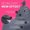Pouf per bambini LUMALAND Animal Line Chick - Grigio Anteprima dell’immagine prodotto 6
