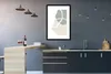 MuchoWow® Gerahmtes Poster Minimalismus - Pastell - Produktbild-Vorschau 5
