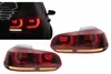 Fanali posteriori a LED per VW Golf 6 VI 08-13 R20 Look Red Anteprima dell’immagine prodotto 1