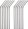 GRÄWE Edelstahl Trinkhalme 12er Set Silber Gebogen Produktbild-Vorschau 1