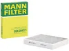 MANN-FILTER CUK 2847/1 filtro cabina Anteprima dell’immagine prodotto 1