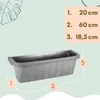 4er Set Blumenkasten Balkongeländer Balkon Blumenkasten Produktbild-Vorschau 1