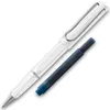 LAMY Tintenroller safari white - mit blauer Tintenpatrone Produktbild-Vorschau 1