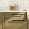 vidaXL Möbelgriffe 10 Stk. Schwarz 224 mm Edelstahl Produktbild-Vorschau 2