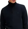 Hugo Boss Pullover Stehkragen dunkelblau einfarbig Produktbild-Vorschau 11