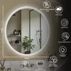 Puluomis koupelnové zrcadlo bez mlhy 50 cm s teplotou Náhled obrázku produktu 5