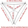 Woltu GZS1188gr13, Grau, Polyester, Einfarbig, 1,35 kg Produktbild-Vorschau 2