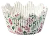 Kronenbackförmchen Rosen rosa/grün 50x38mm 40 Stück, Produktbild-Vorschau 2
