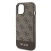 Guess Polyurethan4G Stripe MagSafe Case für iPhone 15 braun Produktbild-Vorschau 8