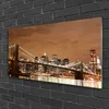 Acrylglasbilder 100x50 Wandbild Druck Brücke Stadt Produktbild-Vorschau 2