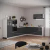 Pensile da cucina Vicco Fame-Line Antracite lucido/Bianco Anteprima dell’immagine prodotto 7