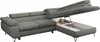 Ecksofa Sofa Grau, Wohnlandschaft L-Form mit Schlaffunktion Produktbild-Vorschau 9