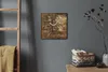 Coloray Uhr auf Leinwand 30x30 cm Wand Uhr Dekoration Produktbild-Vorschau 4