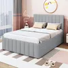 A bedroom scene with a bed as the main focus. Produktbild-Vorschau
