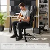 tectake® Bürostuhl Springsteen ergonomische Form 360° Produktbild-Vorschau 8