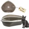 Katzenklo Ecke Eckkatzentoilette Katzenklo mit Rand Produktbild-Vorschau 1