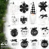 BRUBAKER 24-tlg. Christbaumschmuck Black and White - Produktbild-Vorschau 2