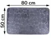 Tapis de bain Tendance gris foncé 50 cm x 80 cm x 0,8 cm Voir les images du produit 3