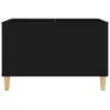 Plattenschrank Schwarz 74,5x38x48 cm Holzwerkstoff Produktbild-Vorschau 4