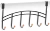 Zeller Türhänger, Metall/Bambus, 41x21 cm, schwarz Produktbild-Vorschau 1
