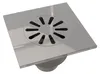 Edelstahl Bodenablauf Ablaufrinne Dusch Ablauf 15x15 cm Produktbild-Vorschau 1