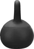 A black kettlebell is shown against a white background. Náhľad obrázku produktu
