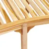 Ławka W Kształcie Banana, 200 Cm, Lite Drewno Tekowe Podgląd zdjęcia produktu 7