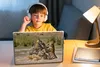 MuchoWow® Laptop Aufkleber Sticker Cover Junge Tiger Produktbild-Vorschau 3