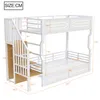Merax Etagenbett Eisenbett 90x200cm mit LED und Treppe Produktbild-Vorschau 11