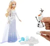 Elsa doll and Olaf figure with accessories on a white background. Produktbild-Vorschau