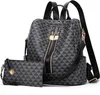 STILVORA 2er Set Damen Rucksack, Großer Freizeitrucksack Produktbild-Vorschau 2