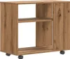 vidaXL Príkonový stolík, Imitácia dreva Artisan, 70x35x60,5 Náhľad obrázku produktu 1