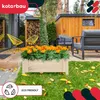KOTARBAU® Donica Skrzynka Drewniana na Nóżkach 60 x 39 x 30 Podgląd zdjęcia produktu 2