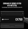 CORSAIR Netzteil 750W CX750 12cm Lüfter (80+Bronze) retail Produktbild-Vorschau 7