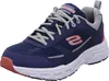 A close-up, studio shot of a single blue and gray athletic shoe. Anteprima dell’immagine prodotto