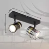 Globo Trabby GU10 Strahler 2-fach 8W Schwarz Matt, Metall Produktbild-Vorschau 9