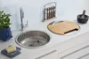 Einbauspüle Spülbecken rund Rundbecken Edelstahl Produktbild-Vorschau 1