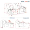M MCombo Elektrisch 2 Sitzer Sofa mit Liegefunktion, 2er Produktbild-Vorschau 4
