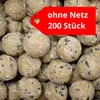 A pile of bird food balls, with a red tag overlay. Náhľad obrázku produktu